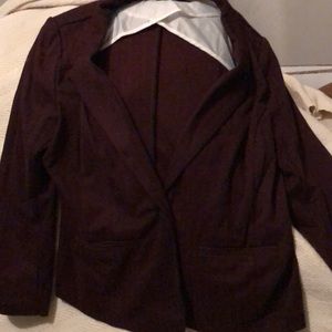 💖Burgundy and purple blazer💖